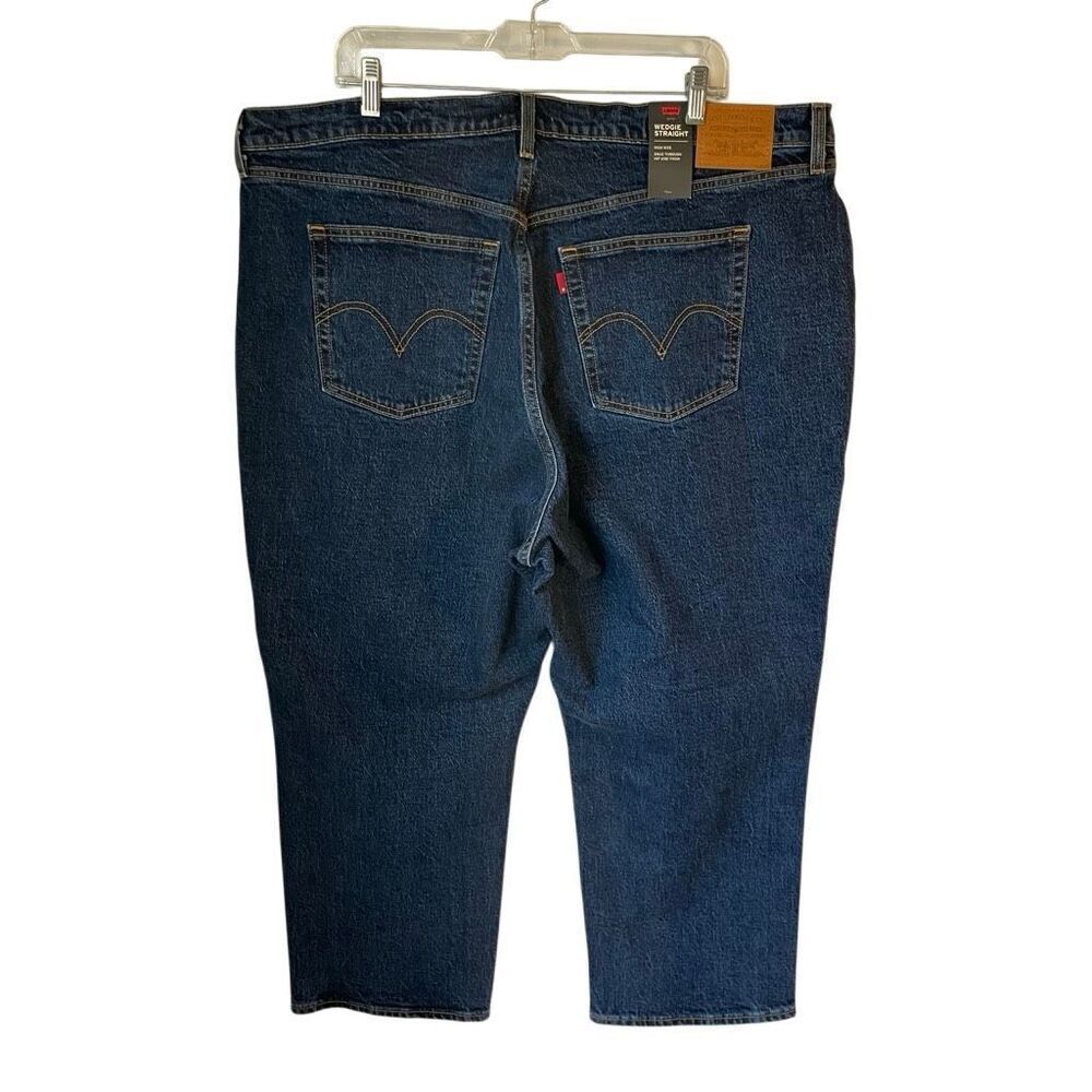 Levi’s Wedgie Straight High Rise 5 Pocket Button Fly, 22W. Plus Size - Picture 8 of 14